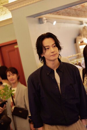 Mr. Moon Ji Hoo at the gelato pique reception event