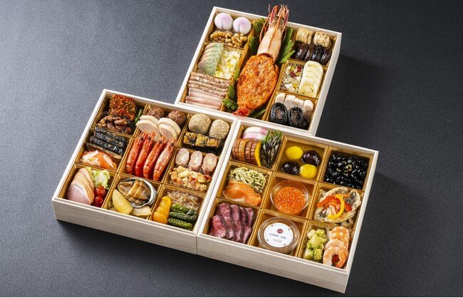 Three-tier Osechi