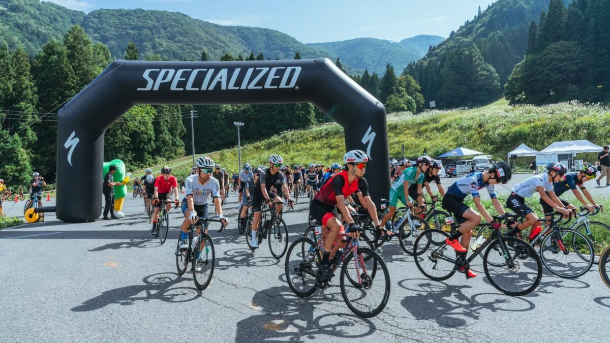 2024 Nozawa Onsen Cycling Festival - Aerial View of the Event