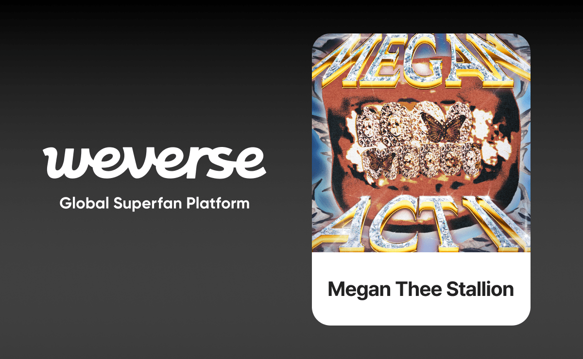 HYBE JAPAN American multi-platinum musician Megan Thee Stallion’s official Weverse community opens on October 29th!