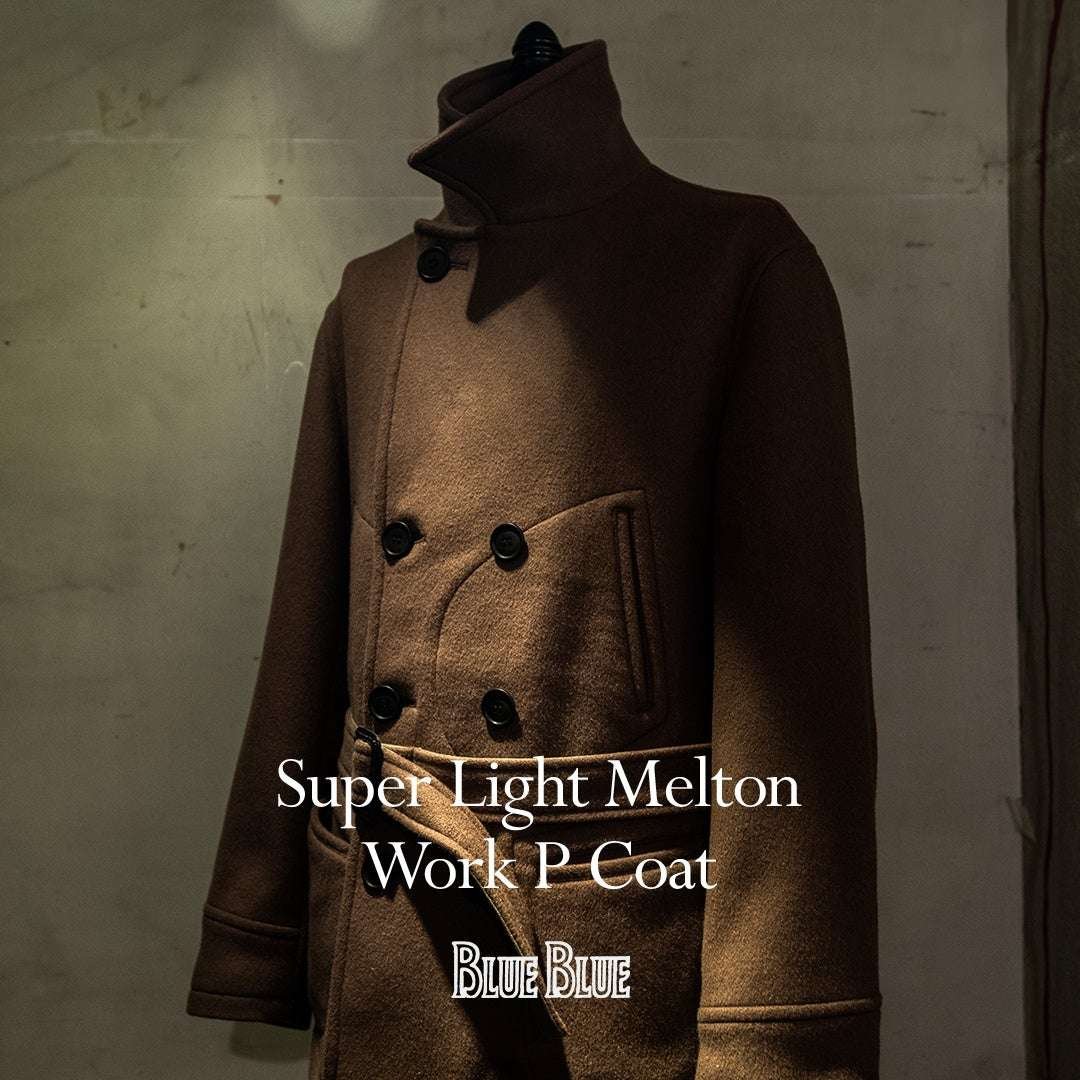 Seirin Co., Ltd. From <BLUE BLUE>, an original P coat with a classic design using high-quality melton material will be released in early November.