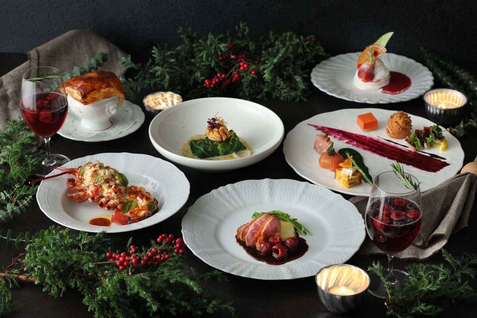 Bay Cruise Co., Ltd. The first lunch and dinner courses celebrating Christmas from French-style flagship store RITUEL Toranomon will be available for a limited time!