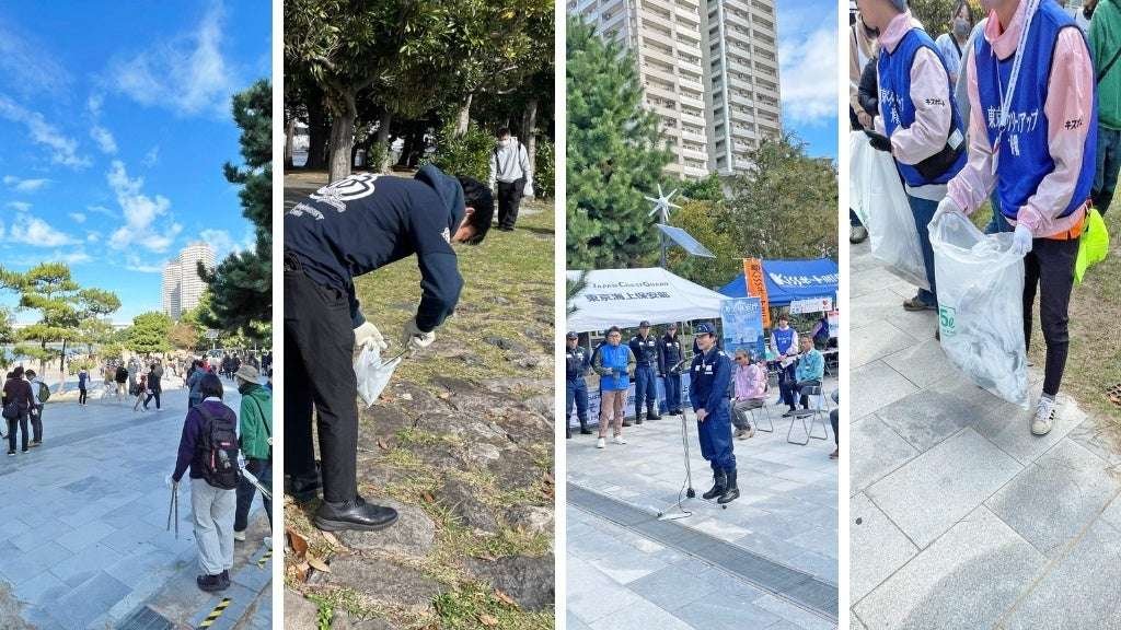 SPICE SERVE, a chartered cruising service, collaborates with the local community! Volunteer participation in Odaiba Beach Clean