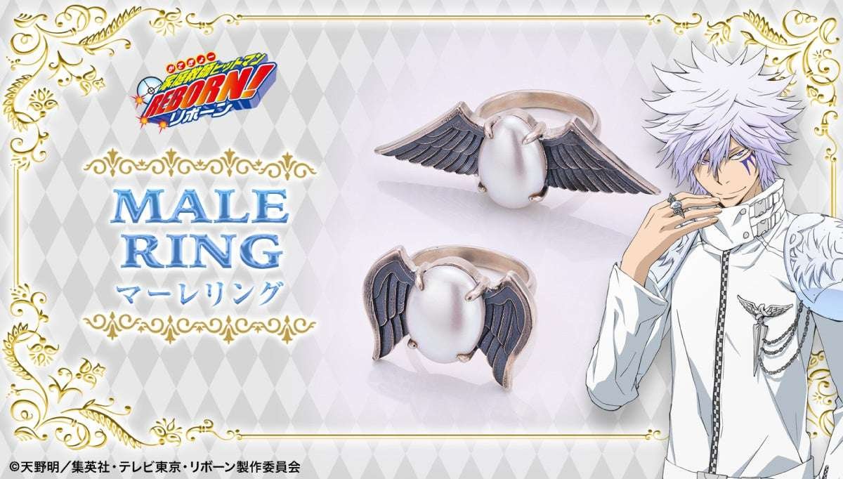 From the TV anime “Katekyo Hitman REBORN!”, the Mare ring is now available as a full-fledged silver ring!