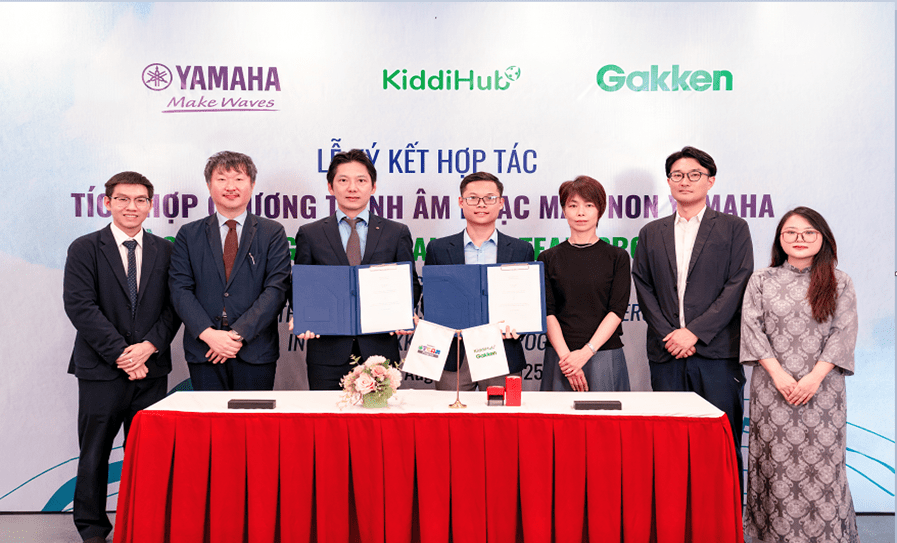 Gakken and Yamaha Music Vietnam Jointly Develop Music Education Curriculum for Young Children in Vietnam. Music Curriculum Added to Gakken STEAM Program.