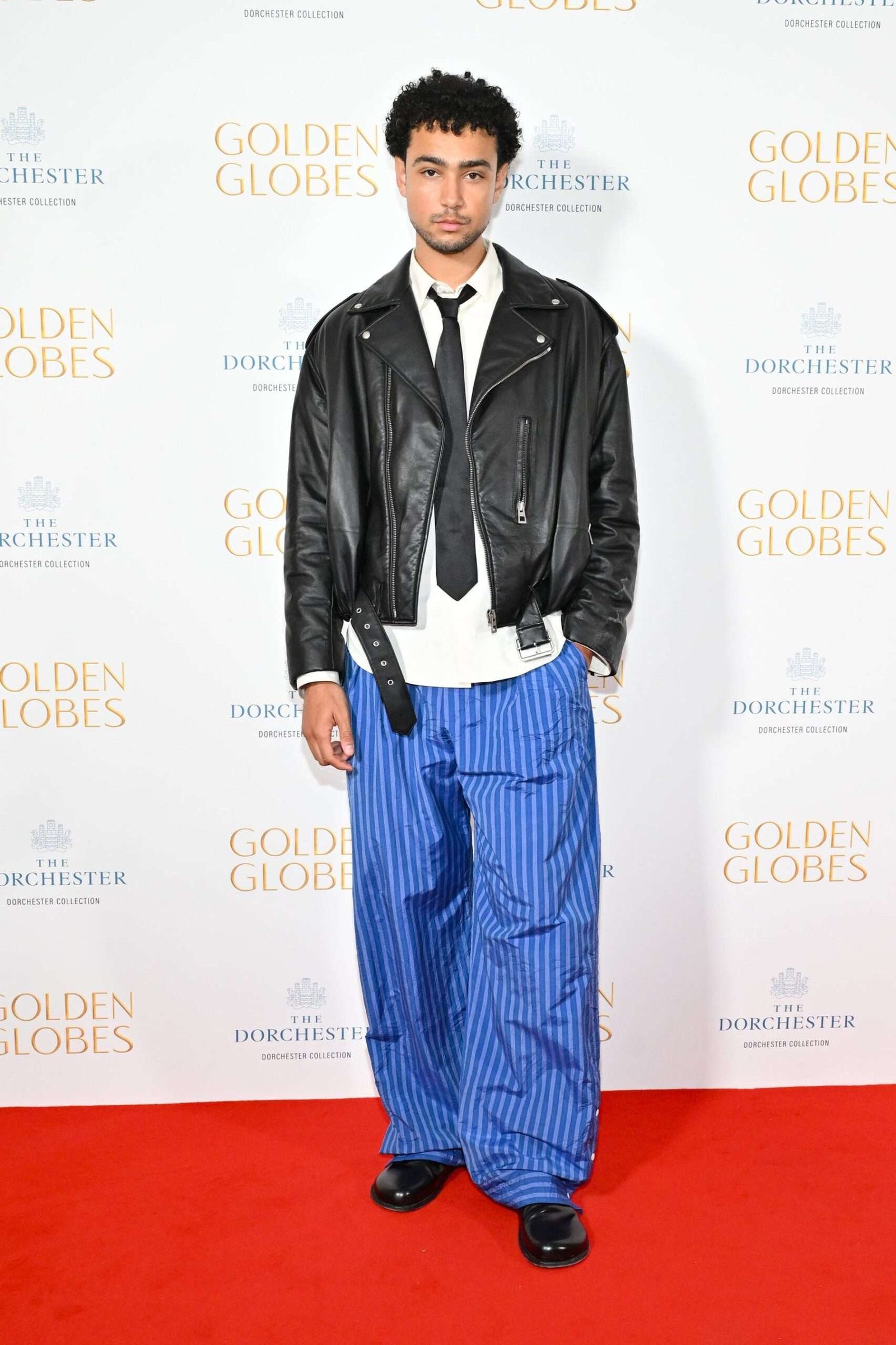 LOEWE Archie Madekwe wears LOEWE at the London Film Festival