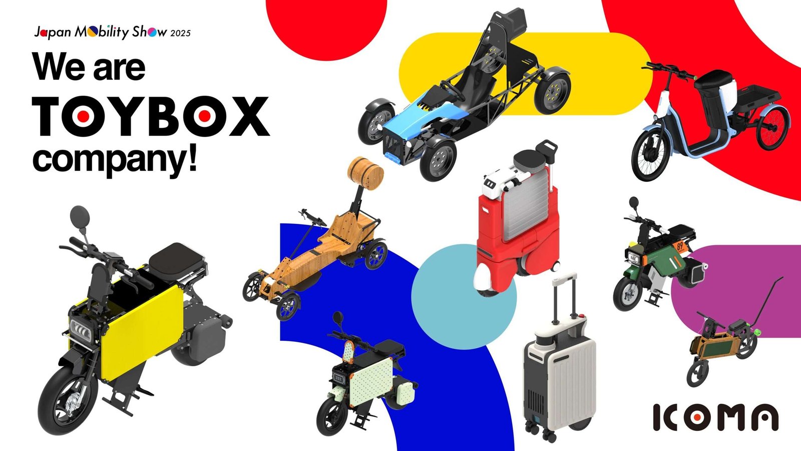 ICOMA Inc. to exhibit at Japan Mobility Show 2025, showcasing products including new products currently under development