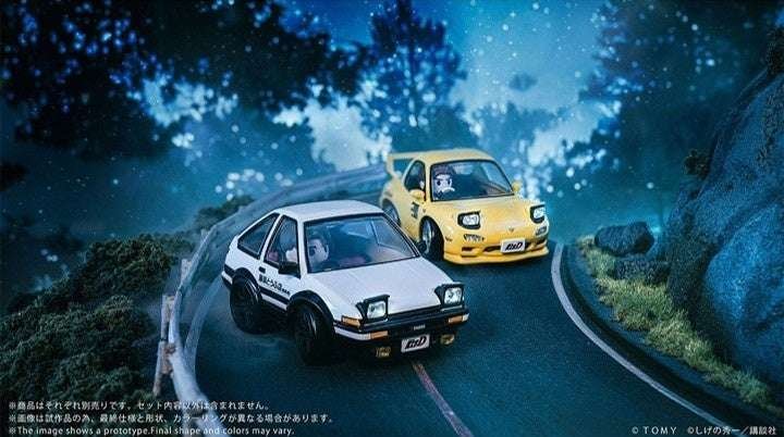 Hobby Search Co., Ltd. Pre-orders now open for the Initial D Toyota AE86 TRUENO and Mazda RX-7 FD3S