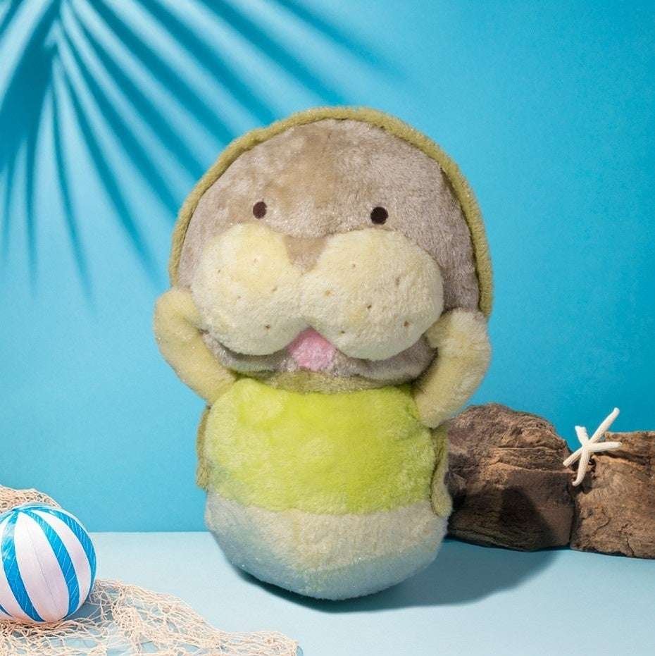 ONE PIECE The Kung Fu Dugong is now available as a sparkly, big plush toy! Pre-orders will begin today, October 24th (Friday) at 1:00 PM on the Straw Hat Store Online!
