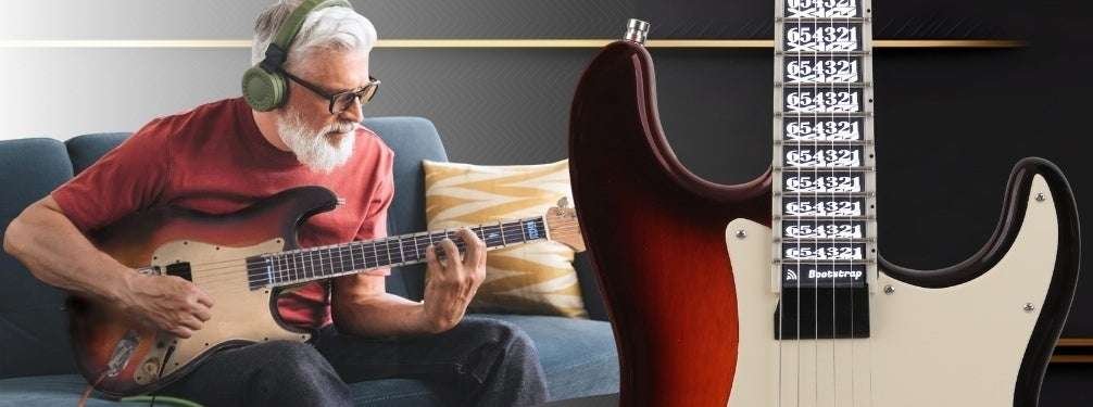 Aim for zero frustration in guitar practice “TabNavi Guitar” eliminates confusion with its LCD fretboard. Monthly subscription starts October 17th (Friday) at 10:00 AM