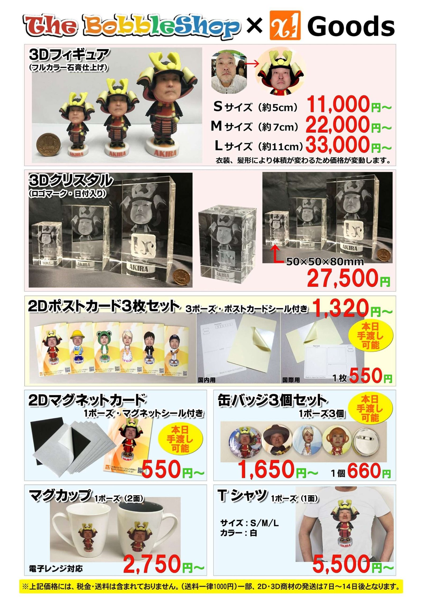 Cross One Co., Ltd. Notice regarding price revision of 3D products