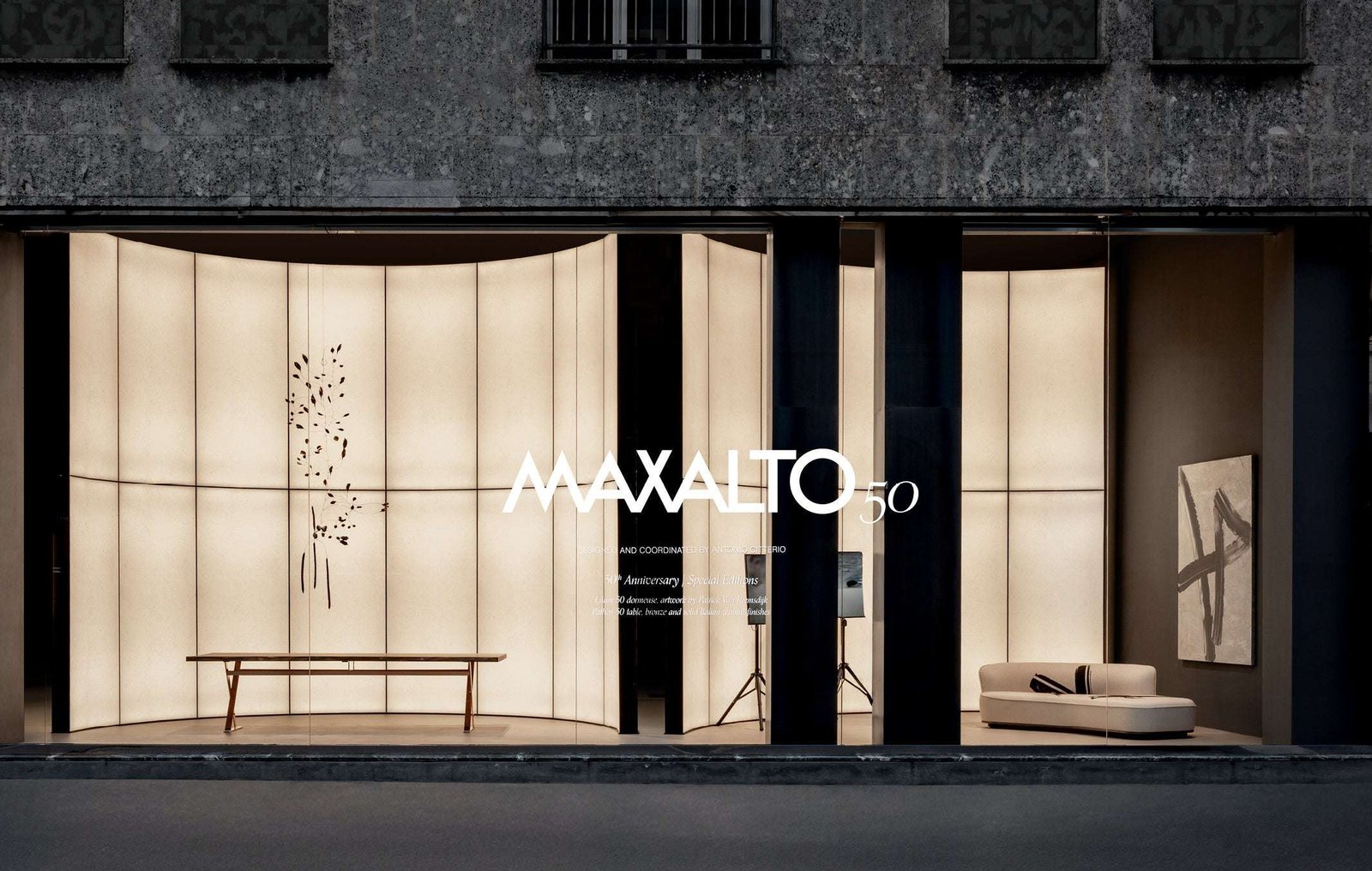 B&B Italia Tokyo | Maxalto Tokyo Celebrating Maxalto’s 50th anniversary: ​​A limited edition of just 50 un its worldwide