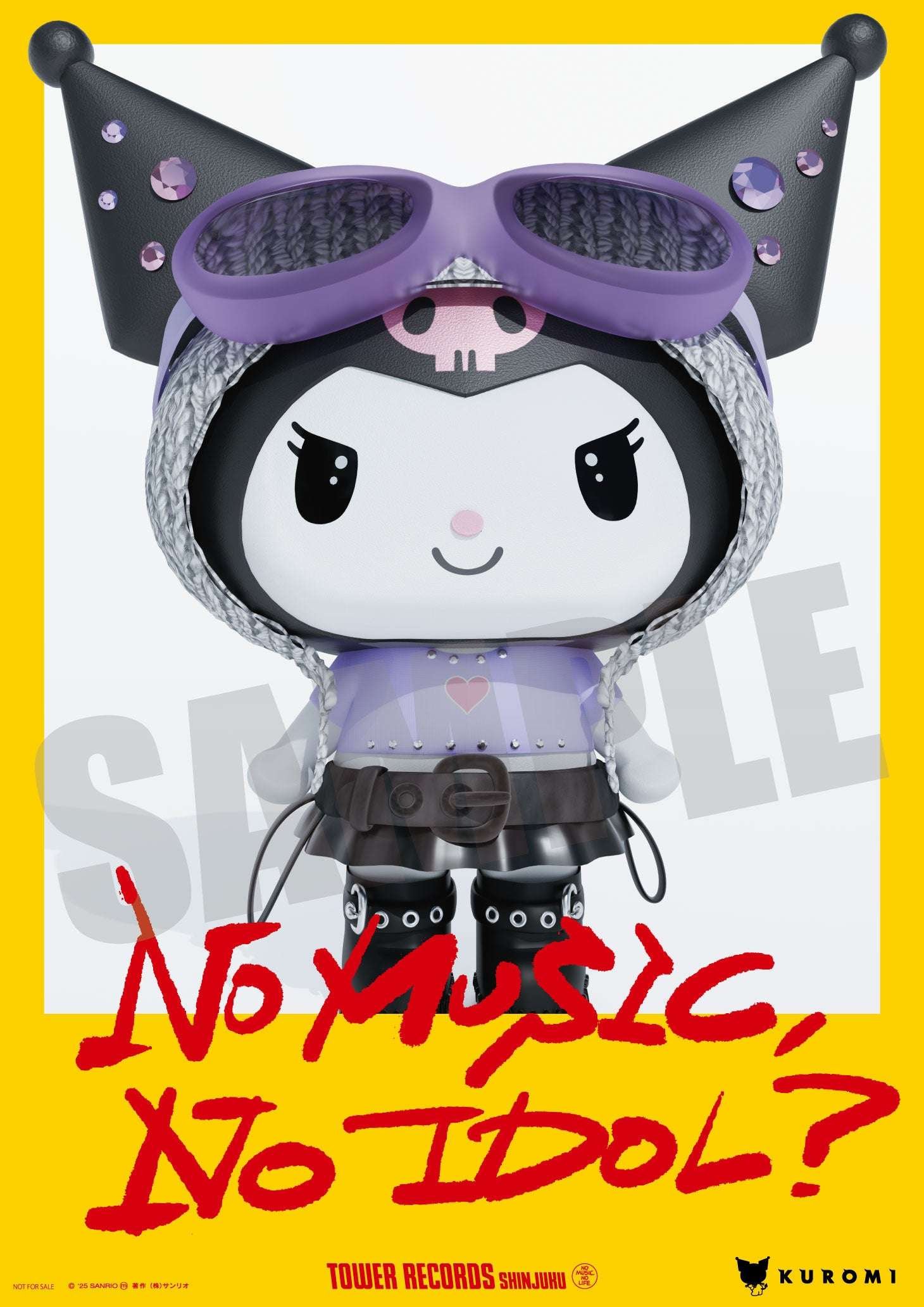 Tower Records Co., Ltd. Shinjuku Store’s Idol Project “NO MUSIC, NO IDOL?” Poster Vol. 321: Debuting Artist KUROMI Makes His First Appearance