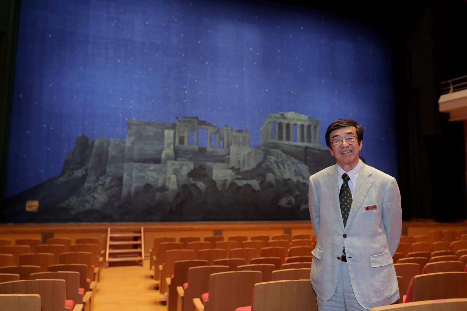 Osaka University of Arts Osaka University of Arts Arts Theater Stage Curtain Renewal Celebrating 80th Anniversary