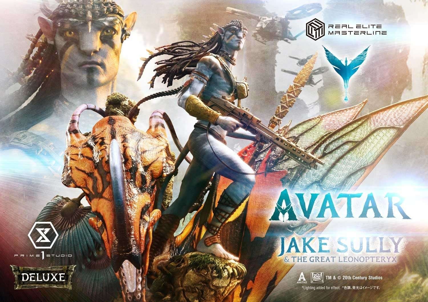 Prime 1 Studio Co., Ltd. 1/4 scale 3D figure of “Jake Sully & Great Leonopteryx” from the movie “Avatar”