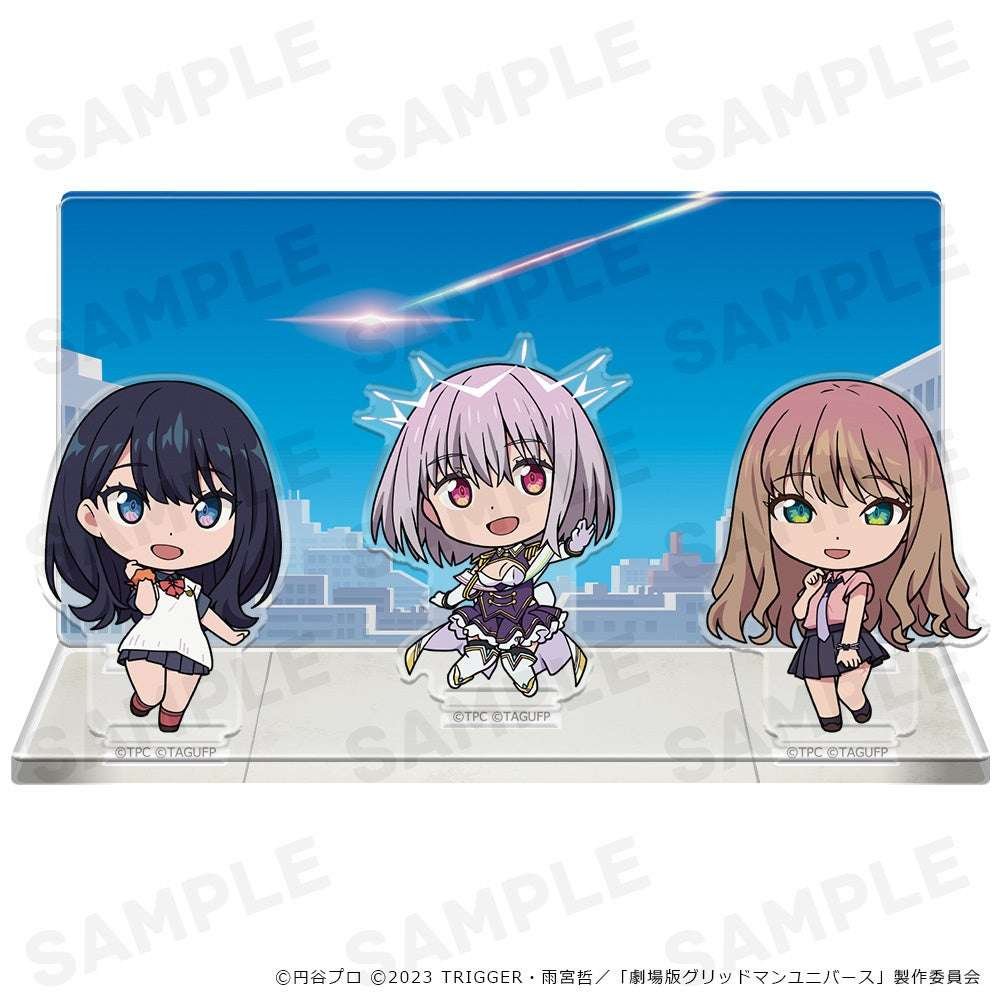 We are now accepting orders for the “Gridman Universe” movie acrylic diorama, PuniColle! acrylic figures, and die-cut stickers!