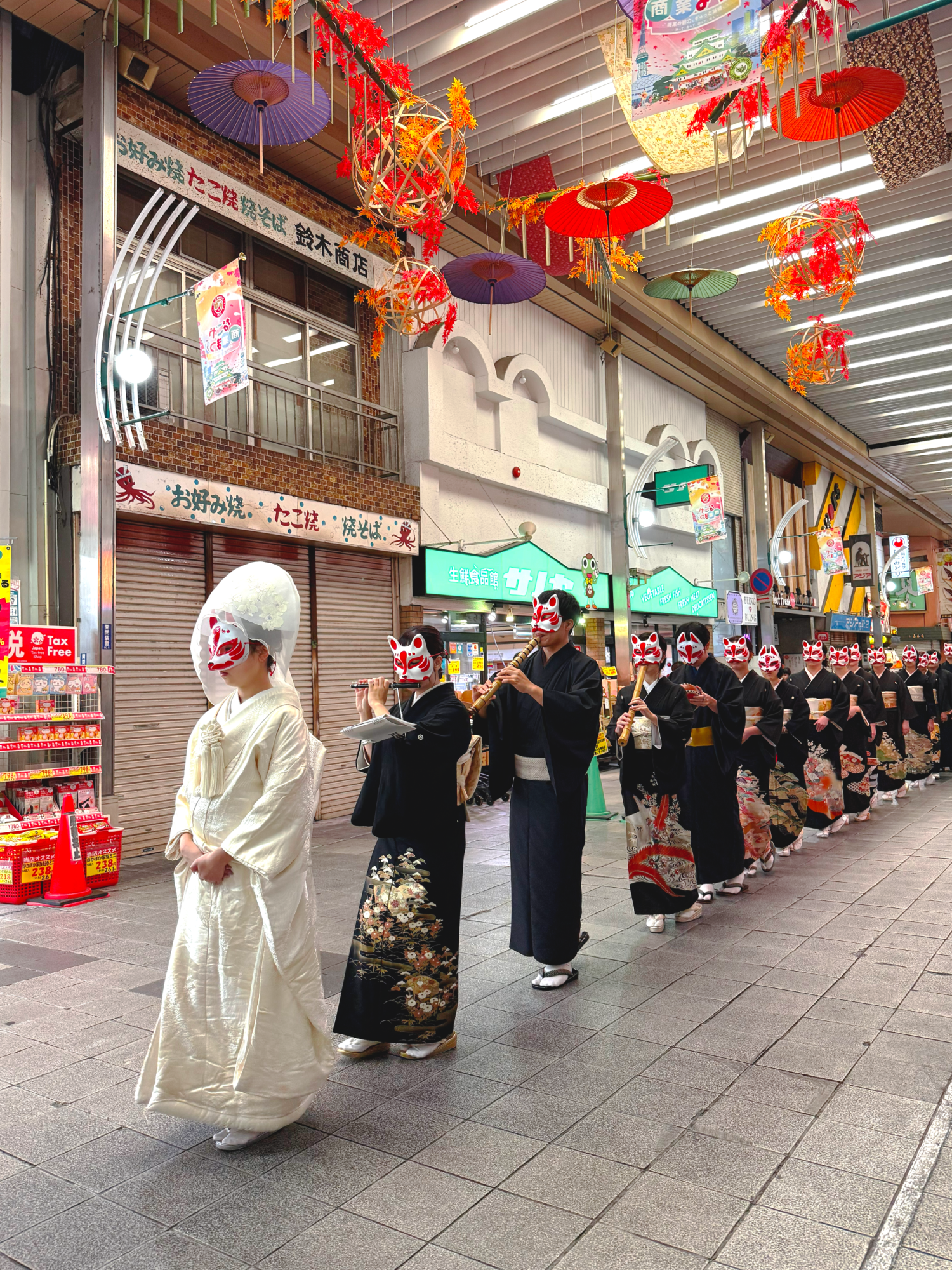 Event Report Club Nage Music School held the “3rd Fox Wedding Procession” in Osu, Nagoya on October 31st